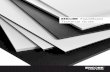 FoamBoard Technical Guide - Encore Products · PDF fileFoamBoard Technical Guide. T ... X-Acto Board Cutter, single-edge razor blades, ... the sharp edge of a clean blade do the work