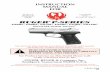 RUGER P-SERIES - PDF.TEXTFILES.COMpdf.textfiles.com/manuals/FIREARMS/ruger_p89-p944_decocker.pdfThis Instruction Manual is designed to assist you in learning how to use and care for