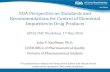 FDA Perspective on Standards and Recommendations · PDF fileFDA Perspective on Standards and Recommendations for Control of Elemental Impurities in Drug Products GPHA CMC Workshop,