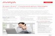 Avaya Aura™ Communication Manager - Your Copiers · PDF fileof Avaya Aura together as a system. Feature Summary ... To learn more about Avaya Aura Communication Manager talk to your