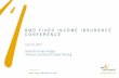 BMO FIXED INCOME INSURANCE CONFERENCE - … and events...BMO FIXED INCOME INSURANCE CONFERENCE. June 15, 2017. Marlene Van den Hoogen Treasurer and Head of Capital Planning