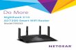 Nighthawk X10 AD7200 Smart WiFi Router Model - · PDF file4 Join the WiFi Network Using the Router’s WiFi Settings Use the router’s WiFi network name and password to connect your
