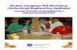 Mother Daughter TEA Workshop (Technology Engineering Aptitude) · PDF fileMother Daughter TEA Workshop (Technology Engineering Aptitude) ... Sample poster is ... two girls to a project