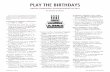 PLAY THE BIRTHDAYS - American Guild of Organists THE BIRTHDAYS ORGAN COMPOSER ANNIVERSARIES IN 2015 BY DENNIS SCHMIDT “O Traurigkeit, o Herzeleid” in Freibur-ger Orgelbuch, p.