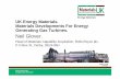 Energy Materials UK Energy Materials. Materials ... Glover Gas Turbines.pdf · Energy Materials 9/10 October 2008. Loughborough University UK Energy Materials. Materials Developments