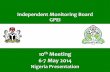 Independent Monitoring Board GPEI - Polio Eradicationpolioeradication.org/wp-content/uploads/2016/07/4.1_10IMB.pdf · Examples of the Accountability process Government Employees “W