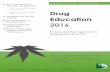 Drug Education 2016 - Environmental Resource ... - envrc.orgenvrc.org/content/drug-abuse-prevention-programming.pdf · Drug Education 2016 Page | 1. Introduction . A unique aspect