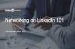 Networking on LinkedIn 101