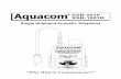 Aquacom SSB-2010 SSB-1001B Single Sideband Acoustic · PDF fileSingle Sideband Acoustic Telephone SSB-1001B ... wh i l e ®aq u a c o m p r o v i d e s d i v e r s w ti h g o o d u