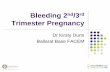 Bleeding 2nd/3rd Trimester Pregnancy - BHS Education …educationresource.bhs.org.au/library/file/310/Bleeding_in_2nd_3rd... · arranging appropriate intervention and disposition