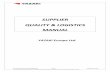 SUPPLIER QUALITY & LOGISTICS MANUAL - Yazaki · PDF fileea-pu-xx-m-20, rev. new, 25/may/2017 6 of 16 yazaki europe ltd. 2017 (c) copyright by yazaki europe ltd. any reproduction or