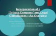 Incorporation of a ‘Private Company’ and Legal Compliances · PDF file · 2017-03-24Incorporation of a ‘Private Company’ and Legal Compliances – An Overview ... Liability