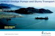 oe4625 Dredge Pumps and Slurry Transport - Dredging ... 13, 2004 4 7. PUMP AND PIPELINE CHARACTERISTICS HOW TO SELECT A SLURRY PUMP H-Q CURVES FOR PUMPS AND PIPES WORKING POINTS/RANGES
