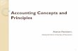 Accounting Concepts and Principles · PDF fileIntroduction Actually there are a number of accounting concepts and principles based on which we prepare our accounts These generally