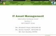 IT Asset Management - AFCEA InternationalIT Asset Management Information ... (1445-1600) // Information Technology Assest Management IEF ... ITAM aggregates automatic collection of