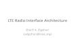 LTE Radio Interface Architecture - · PDF fileAgenda •Overall System Architecture •Radio Protocol Architecture –Radio Link Control –Medium Access Control –Physical Layer