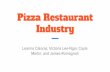 Pizza Restaurant Industry - Cornell University presentations... · Pizza Restaurant Industry. ... Bargaining power for ingredients Economies of scale in distribution ... (Burger King,