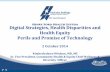 Digital Strategies, Health Disparities and Health Equity .../media/Files/Activity Files... · Digital Strategies, Health Disparities and Health Equity ... Dutch Japanese Spanish ...