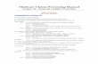Medicare Claims Processing Manual - UNT Web Archive...Medicare Claims Processing Manual Chapter 30 - Financial Liability Protections Table of Contents ... H50.8.1 - Incorporation by