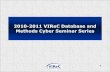 2010-2011 VIReC Database and Methods Cyber Seminar · PDF file2010-2011 VIReC Database and Methods Cyber Seminar Series. ... –Pulse oximetry (PO) –Respiration ... Pulse 29,468,149