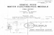 4VAM/.,AC STATIC FEED WATER ELECTROLYSIS MODULE · PDF fileFranz H. Schubert System analysis and ... Static Feed Water Electrolysis Module ... used to operate the SFWEM as a self-contained