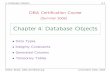 Chapter 4: Database Objects - uni-halle.deusers.informatik.uni-halle.de/~brass/zert08/c4_dbobj.pdf · Chapter 4: Database Objects ... • For character data, the DBMS might do a conver-