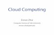 Cloud Computing -   social network application ... Cloud computing is a business model for enabling convenient ... • Cloud provides raw computing resources
