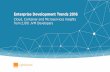 Enterprise Development Trends 2016 - Lightbend · PDF fileEnterprise Development Trends 2016 ... Flink and Samza are ... deployment of these components are done independently and more