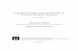 Adoption of Open Source Software in Software-Intensive ... · PDF fileAdoption of Open Source Software in Software-Intensive Industry ... The project was managed by ICT Norway, and