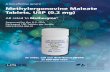 Methylergonovine Maleate Tablets, USP (0.2 mg) · PDF fileMethylergonovine Maleate Tablets, USP Rx Only DESCRIPTION Methylergonovine Maleate is a semi-synthetic ergot alkaloid used