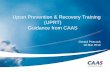 Upset Prevention & Recovery Training (UPRT) Guidance  · PDF fileUpset Prevention & Recovery Training (UPRT) Guidance from CAAS Gerard Peacock 18 Mar 2016