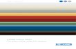 Lindab Colour Chart Components Global/internal... · Steel Aluminium PE HBP MPE ... lindab | colour chart 561 Bright blue Nearest NCS S 4050-R90B Nearest RAL 5019 204 Comfort white