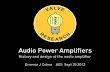 Audio Power Amplifiersleonaudio.com.au/.../aes_power_amp_presentation_and_notes.pdf · Audio Power Amplifiers ... Circa 1959 Mullard 20W amplifier ... Germanium PNP Transistor 1953