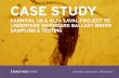 CASE STUDY - PML Applicationspml-applications.co.uk/getmedia/13f6be5b-1414-471a-9074...CASE STUDY CARNIVAL UK & ALFA LAVAL PROJECT TO UNDERTAKE SHIPBOARD BALLAST WATER SAMPLING & TESTING