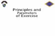 Principles and Parameters of Exercise - Fort Benning and... · Principles and Parameters of Exercise PROVRBS-P ... •First master core stability ... a violation of the Principles