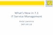 IT Service Management tZ [ E Á]vóXí - UK & Ireland SAP ... · PDF fileExtensibility with SAP CRM 7.0 Service or SAP ERP functions ... Key Take-Aways of SAP IT Service Management