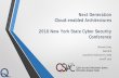 Next Generation Cloud-enabled Architectures 2016 · PDF fileNext Generation Cloud-enabled Architectures 2016 New York State Cyber Security Conference. Michael Corley. Sean Bird. Quanterion