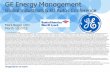GE Energy  · PDF file62 manufacturing plants, 27 ERP’s ... − Configured for OEM and process applications ... •Turbo generators •Hydropower