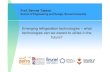 Emerging refrigeration technologies – what technologies ... · PDF file(food manufacturing facilities, ... and process cooling and transport refrigeration. ... turbo-generators;