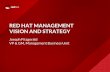 VISION AND STRATEGY RED HAT MANAGEMENTvideos.cdn.redhat.com/summit2015/presentations/15846... ·  · 2015-08-18red hat management vision and strategy joseph fitzgerald vp & gm, management