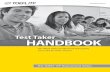 Test Taker Handbook - Kasetsart UniversityITP... · Test Taker Handbook This official TOEFL ... Completing Your Answer Sheet ... form onto your answer sheet. Preparing to Take the