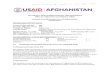 ~USAID AFGHANISTAN · PDF fileOffice for Afghanistan and Pakistan Affairs ... including Integrated Pest Management (IPM), ... and electronic banking