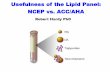 Usefulness of the Lipid Panel: NCEP vs. ACC/AHAtriennial.asclsal.org/wp-content/uploads/2016/11/Session... ·  · 2016-11-28Usefulness of the Lipid Panel: NCEP vs. ACC/AHA ... NHLBI