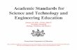 Academic Standards for Science and Technology and ... Academic Standards for Science and Technology and Engineering Education January 29, 2010 -- FINAL DRAFT Secondary Standards (Biology,