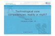 Technological core competencies - dimetic.dime-eu.orgdimetic.dime-eu.org/dimetic_files/Technological core competencies.pdf · Technological core competencies: reality or myth? Felicia