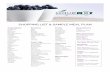 Shopping List & Sample Meal Plan Final - Healthy Living · PDF file · 2017-01-08SHOPPING LIST & SAMPLE MEAL PLAN Vegetables Asparagus Beets Bok Choy ... Stevia Erythritol/Xylitol