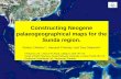 Constructing Neogene palaeogeographical maps for · PDF fileConstructing Neogene palaeogeographical maps for the Sunda region. ... Basin E Natuna and Tarakan Corresponds to Meratus
