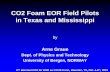 CO2 Foam EOR Field Pilots in Texas and Mississippinortexpetroleum.org/wp-content/uploads/2015/10/Graue-CO2-Foam-EO… · CO2 Foam EOR Field Pilots in Texas and Mississippi by Arne