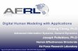 Digital Human Modeling with Applications - FAA Fire Safety · PDF fileDigital Human Modeling with Applications Zhiqing Cheng, ... • CAESAR database ... Seating Comfort Modeling •