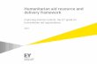 Humanitarian aid resource and delivery framework - EY · PDF filePage 2 Humanitarian aid resource and delivery framework ... Page 5 Humanitarian aid resource and delivery framework